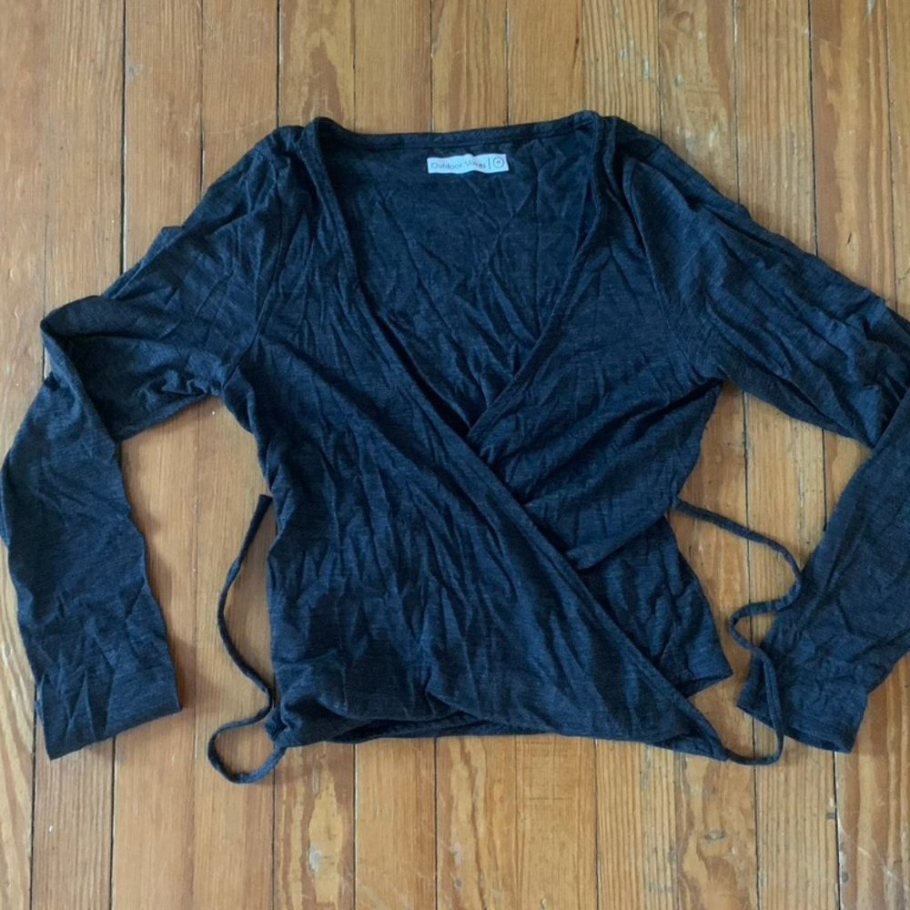 Outdoor Voices Merino Wrap Top